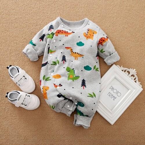 Prowow Cartoon Boy Baby Sleepwear For Newborns Jumpsuit Cotton Toddler Baby Romper Childrens Overalls For Kids Boys Clothes
