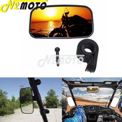 1.5" 1.75" 2" UTV Rear View Mirror For 2020 Polaris Ranger RZR PRO XP Can Am Yamaha Rhino Honda Kawasaki Motorcycle Mirrors