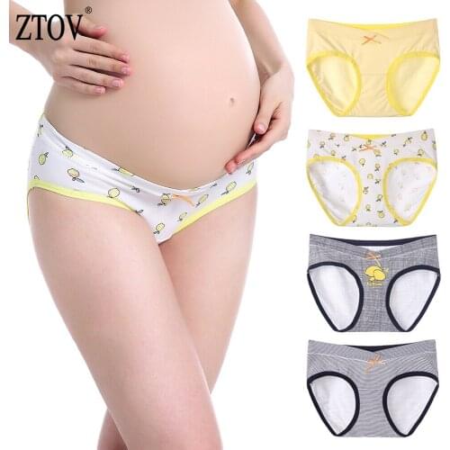 ZTOV 4Pcs/Lot U-Shaped Maternity Underwear Panties Pregnant Women Underwear Maternity Panties Pregnancy Briefs Women Clothing