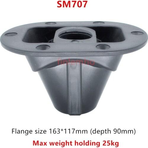 1PC DJ Speaker Mounting Flange Vertical Angle Adjusted Plastic For Tripod Stand Subwoofer Home Theater Professional Audio Mixer