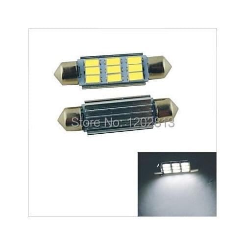 10 Pcs Lampada Led Canbus Torpedo 39mm 9 Led Smd 5630 Frete