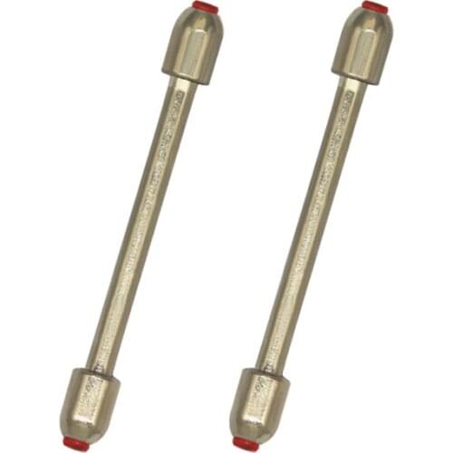 20pcs Saltwater Fishing Alloy Copper Big head Lead Sheath Tube With Plastic Inner Core 13mm 15mm 17mm Fishing Accessories