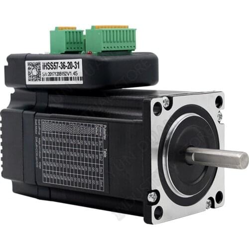 2Nm 286Oz.in JMC Integrated NEMA23 57mm 57 36V DC 1500rpm DSP Hybrid closed loop Motor Driver Encoder All- in- one easy Servo