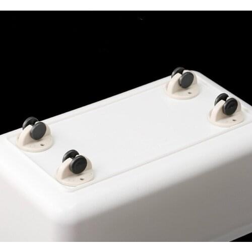 4pcs /set Adhesive Casters Pulley Rollers For Cabinet Drawer Storage Box Trash Can Small Furniture Hardware Wheel Box Skateboard