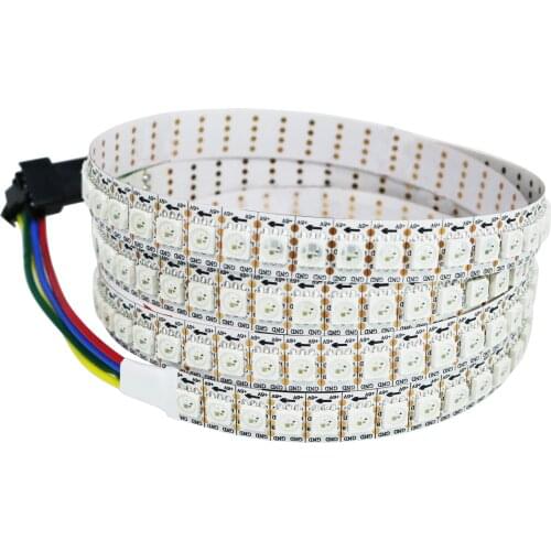 DC5V 30 60 90 144 Leds/m WS2813 Signal Break Continuous 2 Signal Wire SMD 5050 RGB Pixel Control addressable led strip