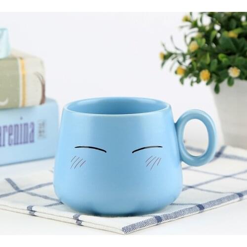 Anime Tensei Shitara Slime Datta Ken Rimuru Tempest Ceramic Coffee Cartoon Water Mug Cup Japanese Gold Stamping Creative Gifts