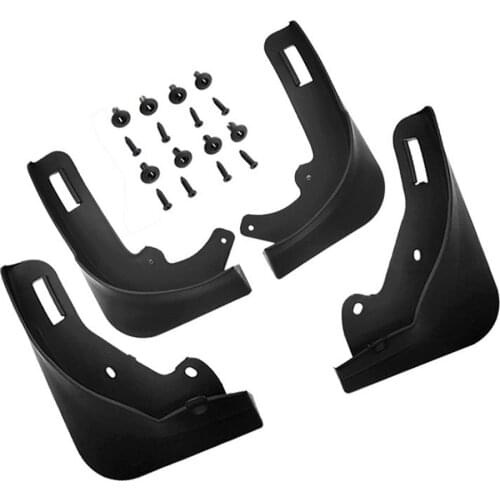 Mudguards Modified Free Perforated Front And Rear Wheel Mudguards For Tesla Model Y For Tesla Model 3 Car Accessories