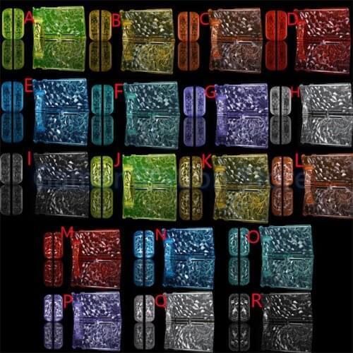 1set For Nintend Switch Colorful Plastic Case Hard Shell Detachable Crystal Protective Cases Transparent Cover For NS Console