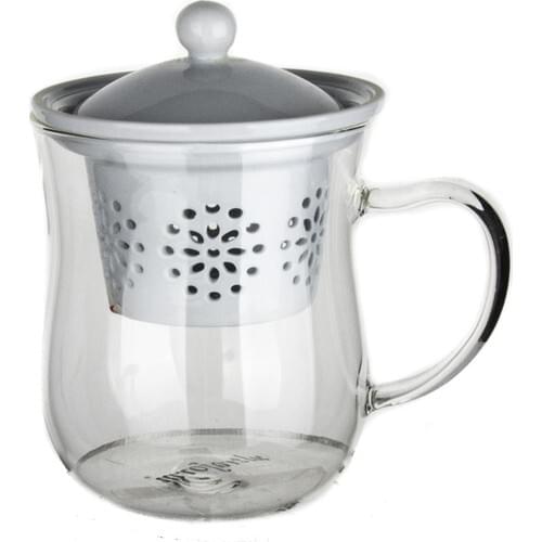 Ultraform Porcelain Strainer Oval Cup Blue