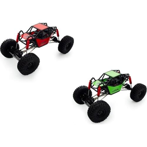 310mm Wheelbase Rock Buggy Chassis with Tube Roll Cage Wheel for 1/10 RC Crawler Car Axial SCX10 90046 for Traxxas