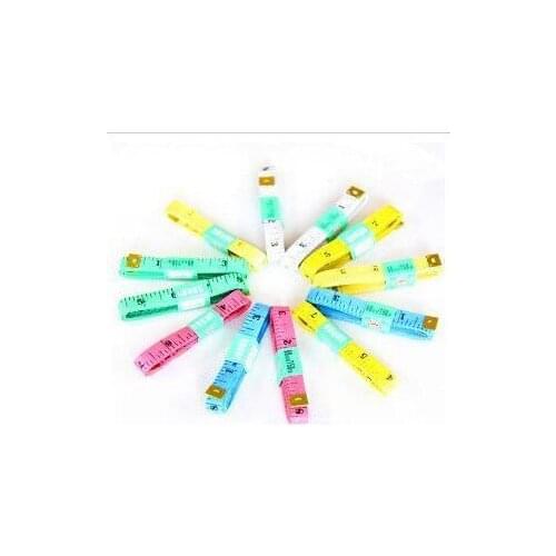 Hot Body Measuring Ruler Sewing Tailor Tape Measure Soft 1.5M Sewing Ruler Meter Sewing Measuring Tape Random Color