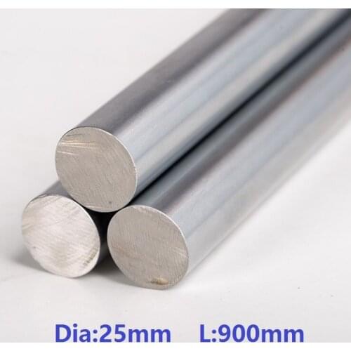 4pcs/lot 25mm linear shaft 900mm long 25x900mm chromed plated hardened shaft rod bar CNC router 3D printer parts