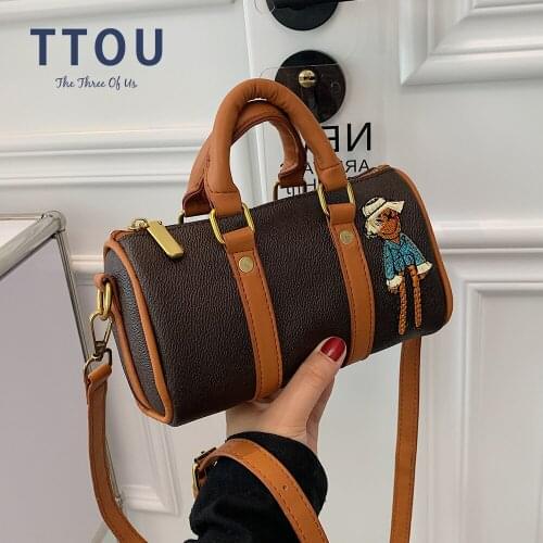 Retro Designer Small Handbag and Purses for Women 2021 Winter Trends Brand Travel Simple Solid Color Crossbody Shoulder Bag