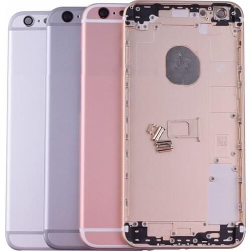 Metal Rear Chassis for iPhone 6s 6s plus Back Housing Battery Cover for 6 6 plus +Buttons + Sim Tray+Sticker+Tools+Custom IMEI
