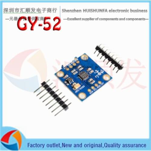 Mpu-6050/60003 three-axis gyro acceleration sensor 6-axis attitude inclination gy-52