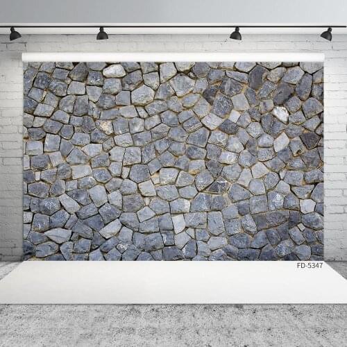 Irregular Brick Wall Photo Background Computer Printed Backdrop for Baby Children Portrait Pets Toy Photocall Photography Props
