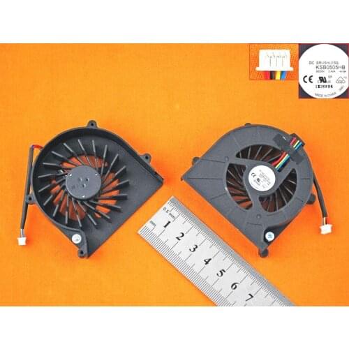 New Laptop Cooling Fan for Toshiba C600 C655 C650 L630 4Pin P/N KSB0505HB AH94 CPU Cooler Radiator