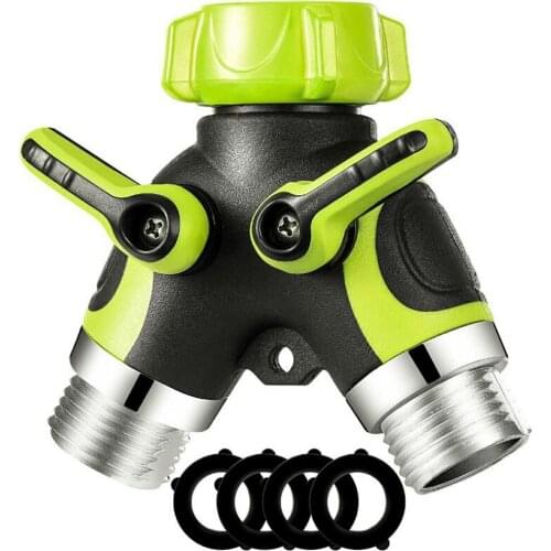 NEW Y-type Splitter One In And Two Out Two-way Splitter Faucet Garden Watering Faucet Connector Garden Watering Irrigation Tools