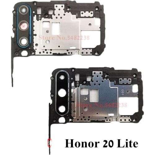 Original Motherboard cover Flex cable For Huawei Honor 20 Lite WIFI Antenna mainboard Flashlight Case+Camera Ring Frame