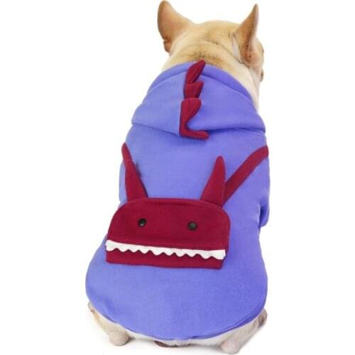 EXCELLENT ELITE SPANKER Pet Dog Clothes Sweater Autumn and Winter Fleece Dog Harness Cotton Robot Sweater Vest