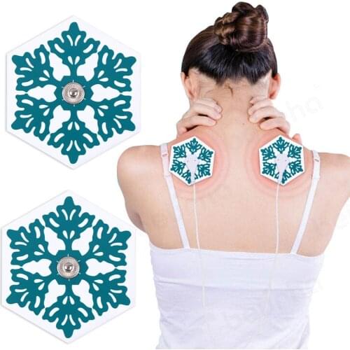 6 Modes Portable Mobile Phone Massager Electric TENS Therapy Body Muscle Stimulator Massager EMS Digital Therapy Machine