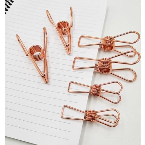 Stainless Steel Household Office Travel Clothespin Photo Food Sealing Snack Bag Clip