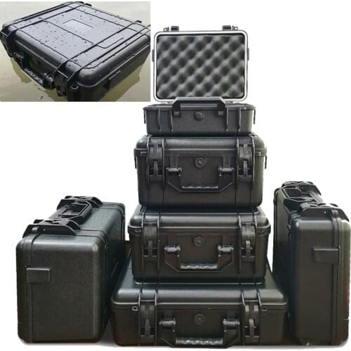 Waterproof Hard Carry Tool Case Bag Organizer Storage Box Camera Photography Safety Protector Instrument Tool Box with Sponge