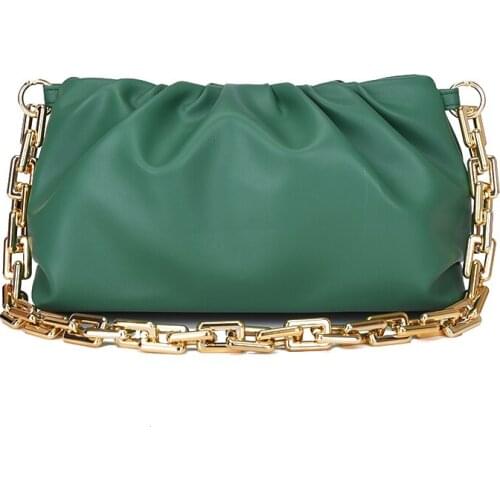 High Quality Black White Crossbody Bags Brand Chains Women Messenger Bags Clutch Female Soft Leather Handbags