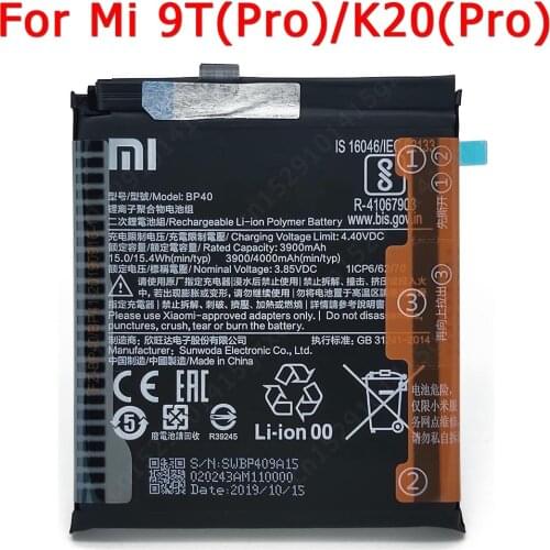 YPAY Xiaomi Mi 9T Phone Batteries