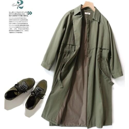 Mid-length Quality Casual Windbreaker Jacket 2021 Autumn Womens New Style