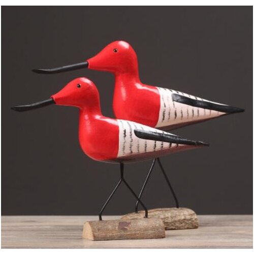 1pair Northern Europe seabirds bird contracted woodiness seabird contemporary household adornment puts on decoration model room