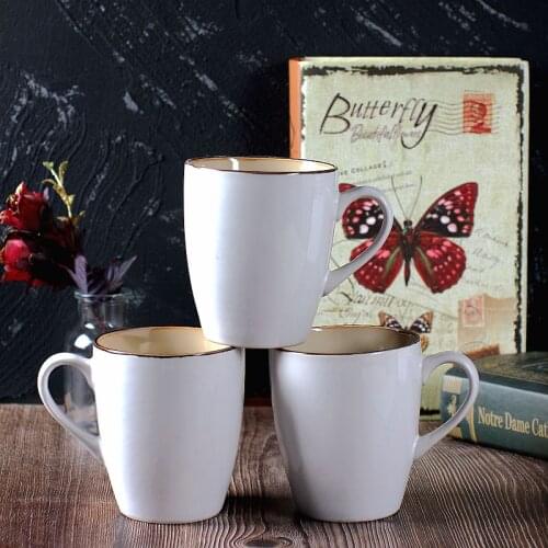 450Ml Nordic Creative Large Capacity Mug Breakfast Coffee Milk Drinking Cup Home Office Student Gift