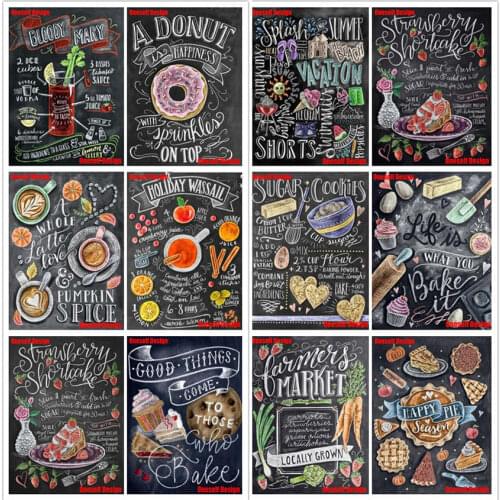 Diy Diamond Painting Full Square Black text Sweet DIY Diamond Mosaic Flower 5D diamond embroidery Full Set diamond mosaic Sale