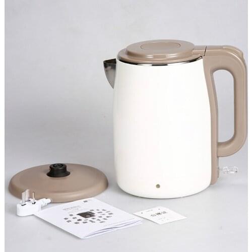Electric kettle boiling water pot 304 stainless steel household insulation 1.5L