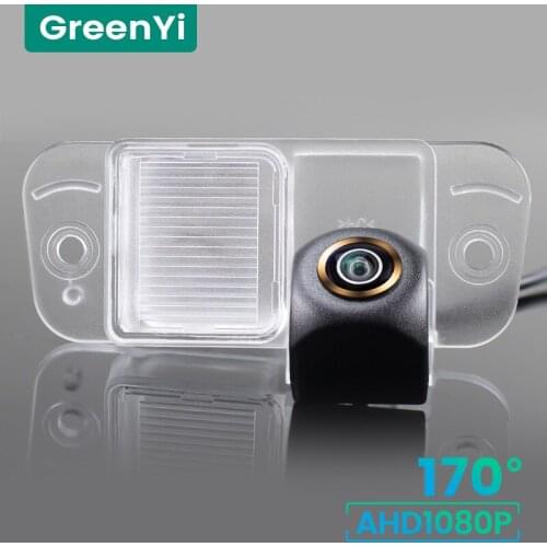 GreenYi 1080P HD 170° Car Rear View Camera For Ssangyong Actyon Night Vision Reverse Reversing 4 pin Vehicle Parking AHD