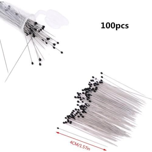 100Pcs Insect Pin Specimen Needle Stainless Steel With Tube For School Lab Entomology Body Dissection Insect Needle