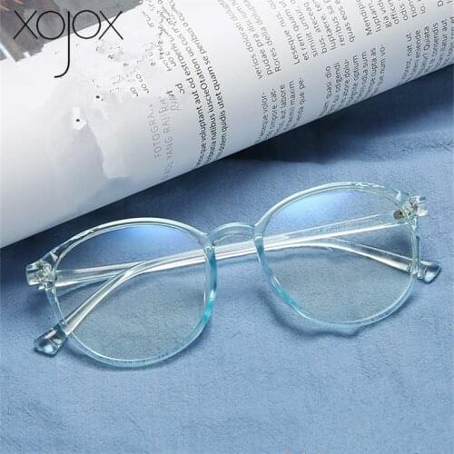 XojoX Classic Optical Glasses Frame Women Men Transparent Lens Spectacle Vintage Unisex Myopic Eyewear Frames