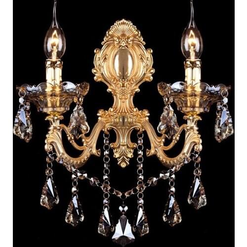 Fashion crystal wall lamp Sconce Light candle wall lamp stair lamp bedroom bedside lamp mirror light MJ1114