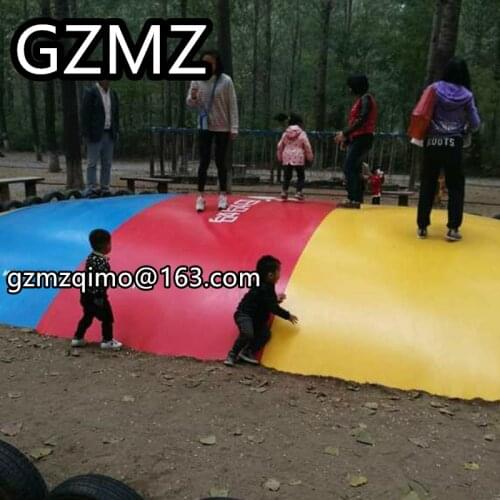 MZQM 8x6x2mH heavy duty giant kangaroo air jumper,commercial outdoor inflatable jumping pillow pad