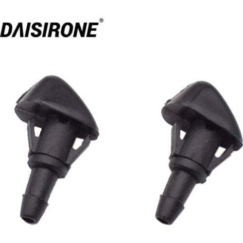 2 PSC Black Front Windscreen Wiper Washer Spray Nozzle For HONDA CRV CIVIC For JAZZ CITY ODYSSEY ACCORD EURO CU2 76810-SWA-E01