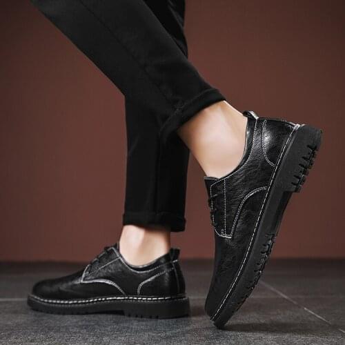 Casuales leather flat mens para de breathable male new black shoe sport casual sale mens spring sapato men for 2020 zapatos man