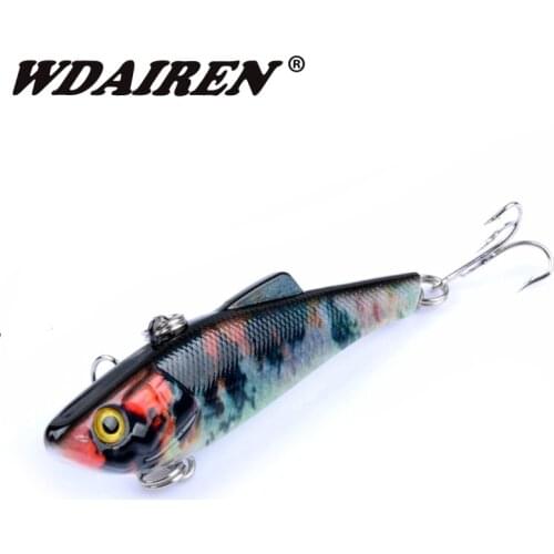 1Pcs Sinking Fishing Lure 70mm 6.6g Crankbaits Hard Artificial VIB Vibration Bait All Depth Winter Ice Carp Fishing Tackle