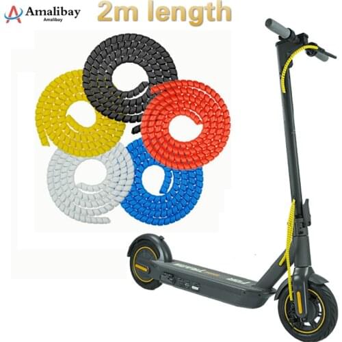 Amalibay Line Protector for Ninebot Max G30 Electric Scooter Line Tube 1m Length Winding Tubes for Xiaomi M365 Pro Accessories