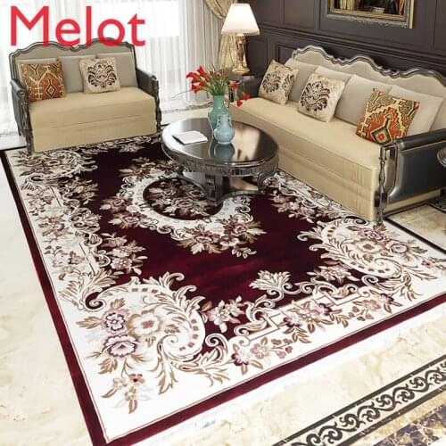 European-Style Living Room Luxury Tea Table Cloth Traditional Wool-like Carpet Chinese Carpet Household