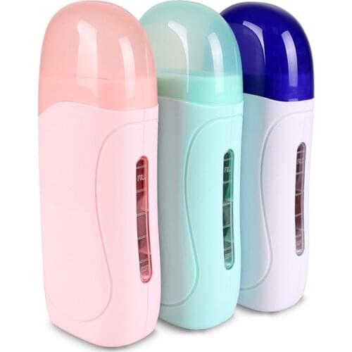 Hand Held Depilatory Wax Heater Women Epilator Depilatory Wax Depilation Paper Kit Paraffin Wax Heater Hair Removal Machine