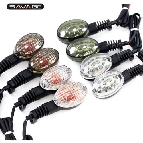 Turn Signal Indicator LED For KAWASAKI NINJA 250R VN 650 Vulcan S KLX250 KLX250S KLX250SF Motorcycle Accessories Light Lamp Lens