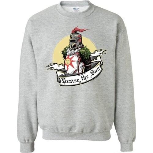 Mens Sweatshirts Dark Souls II 2 Arteries Praise The Sun jersey youth street sportwear men women running fitness pullover tops