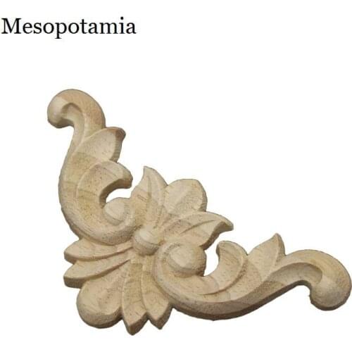 DIY Scrapbook Corner Protectors Arts Crafts Household Angle Flower Adornment Exquisite Precision Carving Wood Hollow Bead Crafts