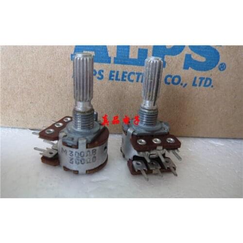 [VK] Imported Japan 148 B300R B300 double Midpoint Long Life Volume Potentiometer Handle Length 20MM switch