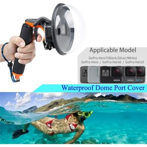 Go Pro Hero5 Hero 6 7 Dive Mask Waterproof Dome Port Cover for GoPro Hero 5 hero6 Hero7 Lens Dome Case action Camera Accessories